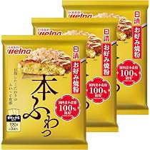 Amazon.co.jp: 日清製粉ウェルナ 日清 お好み焼粉 本ふわっ 国内麦