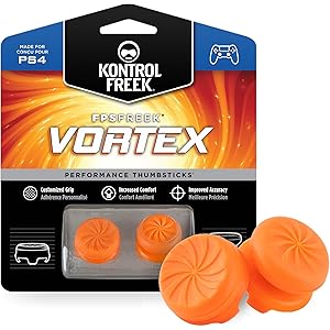 FPS Freek Vortex | FPSフリーク PlayStation 4 (PS4) | Performance Thumbsticks | KontrolFreek [並行輸入品]