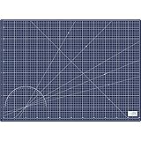 【Amazon.co.jp 限定】オルファ(OLFA) ロータリーマット A2(450x620x1.5mm) グリッド・角度ライン入り ネイビー カッターマット RM-A2-EC