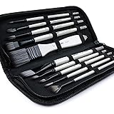 ARTIFY 10 Pieces Paint Brush Set, Intermediate Series, Includes a Carrying Case, Premium Nylon Hair Brushes for Acrylic, Wate