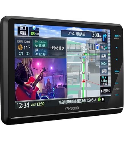 Amazon | ケンウッド(KENWOOD) カーナビ 彩速ナビ MDV-D304 ワンセグTV 