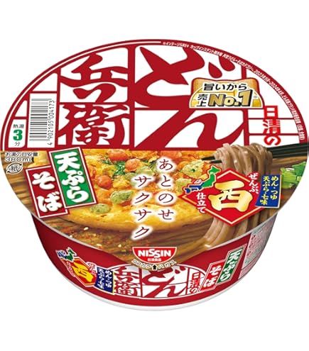 Amazon.co.jp: どん兵衛 きつねうどん (西) 日清食品 カップ麺 95g×12