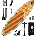 DAMA Inflatable Stand up Paddle sup Board Board,fin,Carry Bag,Paddle,Hand Pump,Leash,Repairing kit,mobilephone Waterproof Bag