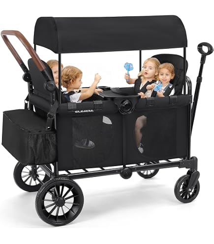 Amazon.co.jp: WONDERFOLD W4 Original Quad Stroller Wagon Featuring