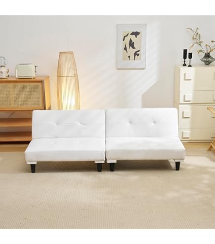 Amazon｜ソファベッド（LSF） 180×86×68cm ホワイト｜ソファベッド