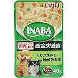 いなば INABAパウチ とりささみ&緑黄色野菜 40g 16個セット