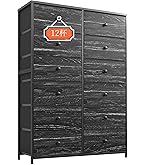 Amazon｜WLIVE チェスト タンス キャスター付き サイドポケット付き 4