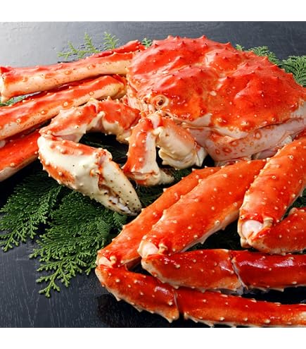 Amazon.co.jp: タラバ蟹 姿 1杯 700g 約2～3人前 厳選 カニ 北海道産