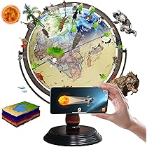 Amazon.co.jp: 地球儀 子供 AR しゃべる地球儀 球径25cm 日本語
