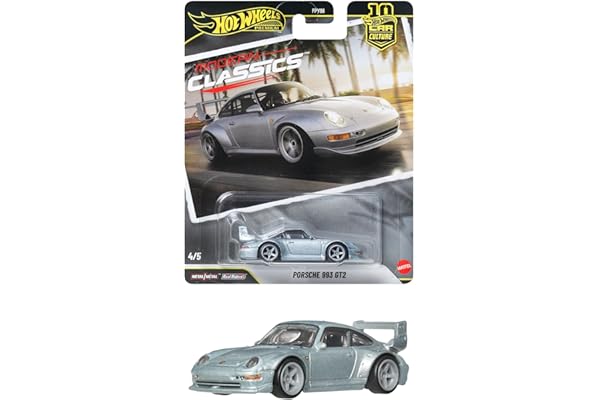 ホットウィール(Hot Wheels) カーカルチャー モダン・クラシックス ポルシェ 993 GT2 乗り物おもちゃ ミニカー 3歳から シルバー JKF16