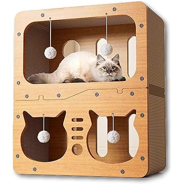 ㉖★キャットタワー★キャットハウス★ハンドメイド★爪研ぎ★猫★猫小屋 キャットタワー ねこの休ら木 レオ 爪とぎ （ キャットツリー 猫タワー