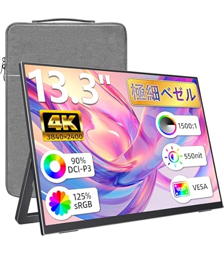 Amazon.co.jp: Kksmart NK-135 Mobile Monitor, 13.5 Inches, Ultra
