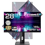 ASTEX WIS 28インチ ゲーミングモニター HDMI2.1 4K PS5 PS4 swich apex fps Fortnite PUBG LOL モニター DP1.4/144Hz/MPRT対応 Free-Sync VRR フリッカーフリー 