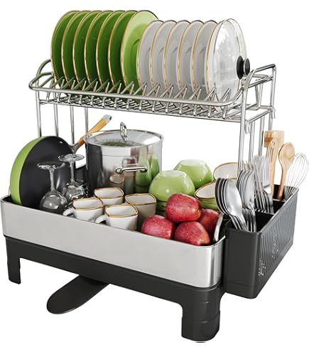 Amazon｜Sabatier Expandable Compact Dishrack｜水切りラック