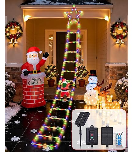 Amazon.co.jp: LEDイルミネーション チューブライトモチーフサンタ