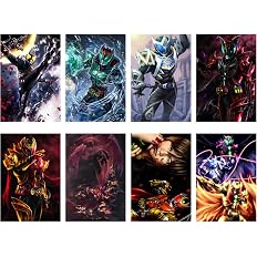 Amazon Co Jp 仮面ライダー ステッカー ポスター ビルド ディケイド スカイライダー キャラクター 縦印刷 ポスター 壁紙 8 枚セットアニメ萌えグッズ 部屋飾り物 おしゃれ 子供 学生 ギフト 42cm 28 5cm ホーム キッチン