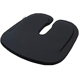 エクスジェル (EXGEL) ハグドライブ円座 ブラック HUD50-BK クッション 車 日本製　自動車用クッション