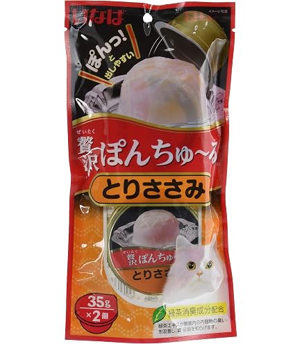 Amazon.co.jp: いなば 贅沢ぽんちゅ~るごはん とりささみ 35g×2個 6個