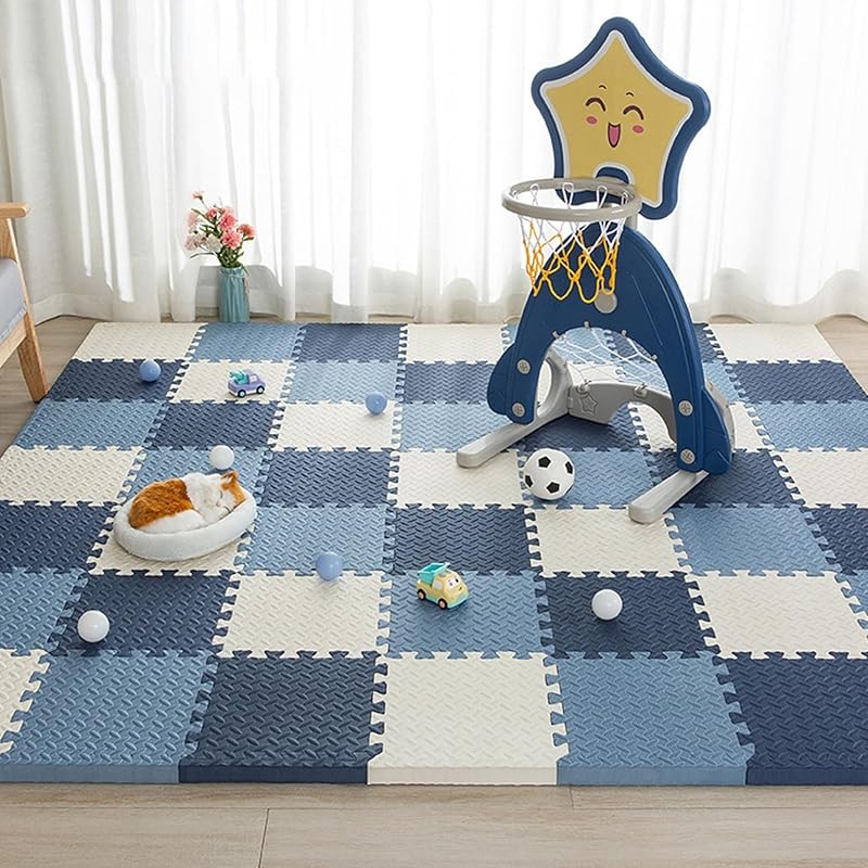 ジョイントマット サイドパーツ ケガ 30*30*2.5cm*32 防止 保護 安全 安心 保温 耐水 軽量 防音 カラー フロアマット プレイマット キッズマット ベビーマット ジョイント カーペット カラー8 生活音 キッズ 赤ちゃん 子ども 北欧 新生活