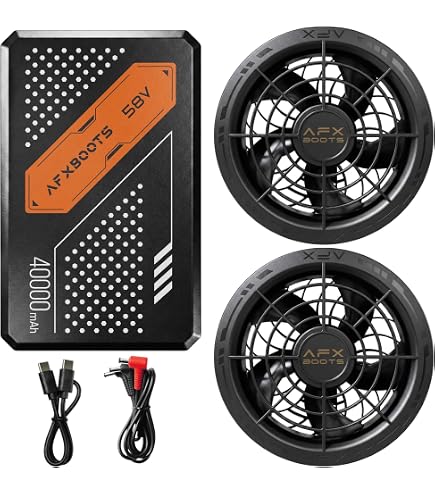 Amazon | LABEWVI 空調作業服 専用ファン 42V大風量ファン 単品