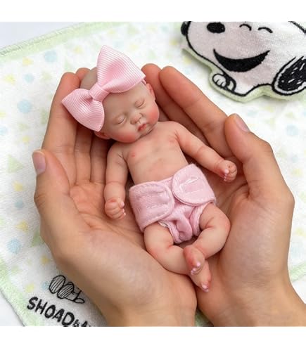 Amazon | MYREBABY 7インチ マイクロ未熟児フルボディシリコンベビー