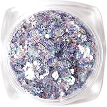 Amazon.co.jp: グリッターラメ ネイル スパンコール ラメ【シルバー