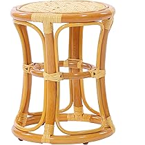 Amazon.co.jp: ラタンスツール【ハニーブラウンカラー】1脚