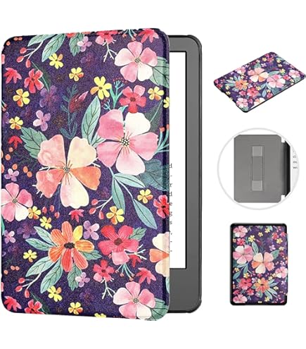 Idocolors Cute Case For 7" Kindle Paperwhite (12th Gen-2024), New Paperwhite E