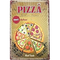 Amazon.co.jp: パスタ ブリキ看板 20cm×30cm イタリア料理 イタリアン