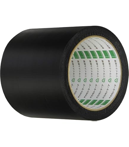 Amazon.co.jp: オカモト アクリル気密防水テープ 黒 片面 50mm×20m AS