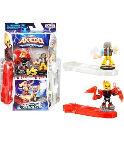 Akedo Legends of Powerstorm Warrior Collector Pack - 4 Mini