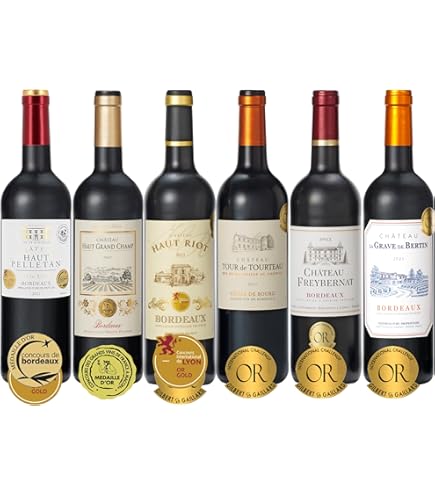 Amazon.co.jp: ALL金賞受賞赤ワイン6本セット(ダブル金賞入・トリプル