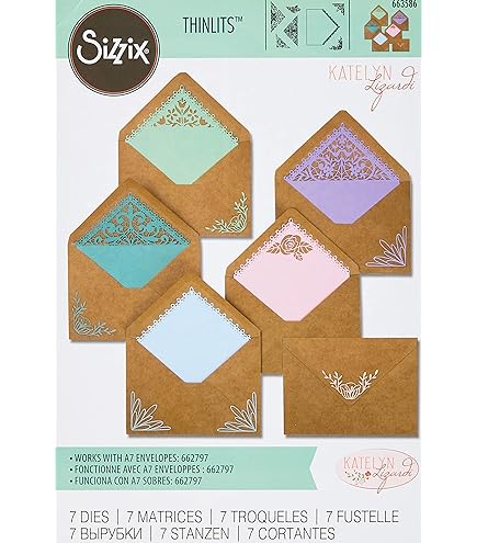 Sizzix Bigz Die Envelope Mini by Lynda Kanase, Multicolor