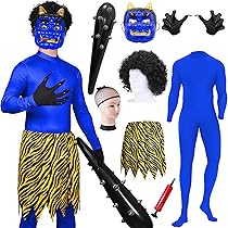 マッキー様オーダー品　節分　赤鬼青鬼 clearstone 節分 豆まき 衣装 怖すぎる 赤鬼 青鬼 怖い鬼 仮装