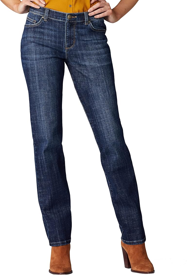 Petite Relaxed Fit Straight Leg Jean 