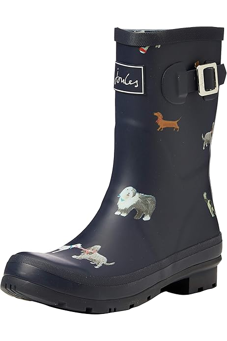 women's rain boots with dogs on them
