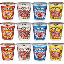 Amazon.co.jp: ブタメン 4種12食 詰め合わせ とんこつ・タン塩