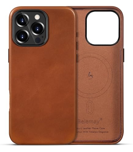 新品 Magnetic Leather Back iPhone 16 Pro Magnetic Leather Back - iPhone 16 Pro | Black | Horween