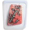 Stasher Platinum Silicone Food Grade Reusable Storage Bag, Clear (1/2 Gallon) | Reduce Single-Use Plastic | Cook, Store, Sous