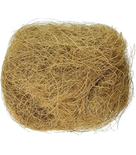 100g Coconut Fiber Nesting Material - Bird Breeding Mat & Small Animal Bedding