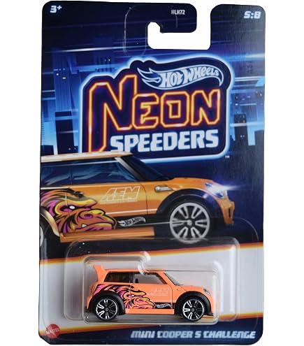 Amazon | Hot Wheels 1:64スケール アクアミニクーパーS チャレンジ 4