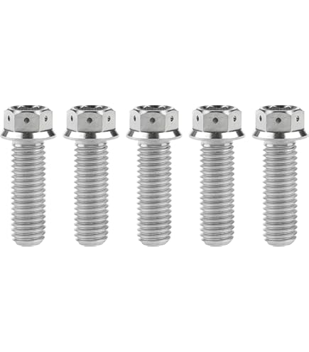 Amazon | チタンボルト M8x 15 20 25 30 35 40 45 50 55mm フランジ