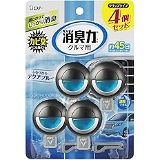 Amazon クルマの消臭力 クリップタイプ 車用 クリーンスカッシュ 3 2ml 4個セット 車 消臭剤 消臭 芳香剤 消臭力 ドラッグストア