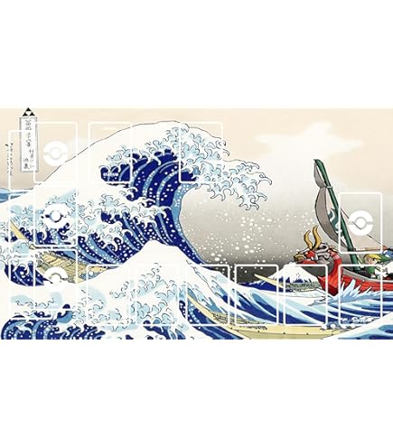 Amazon.co.jp: Pokemon TCG Big Wave Pikachu & Friends Playmat