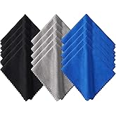 T Tersely 15-Pack Microfiber Cleaning Cloths, 6 x 7 inches / 15.2 x 17.8 cm Cloth for Smartphones, LCD TV, Tablets, Laptop Mo