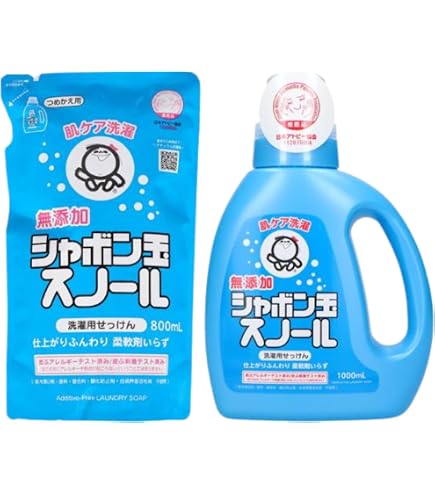 Amazon | シャボン 玉 ス ノ ー ル 石けん 無添加 本体 1000ml + 詰