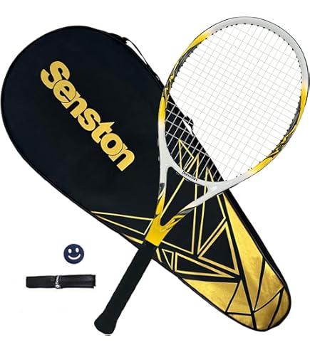 軟式テニスラケット　カバー付き ホワイト/イエロー SAKURAI カルフレックス ジュニア用硬式テニスラケット イエロー