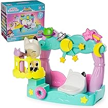 Gabby's Dollhouse, Pandy Paws Dreamy Balcony Playset, 8-Pieces