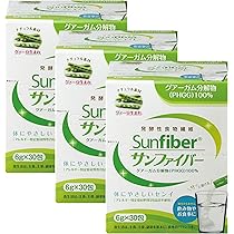 グアー豆食物繊維 サンファイバー 1kg 3袋 Amazon | グアー豆食物繊維 サンファイバー 1kg 約5か月分（1日1杯の