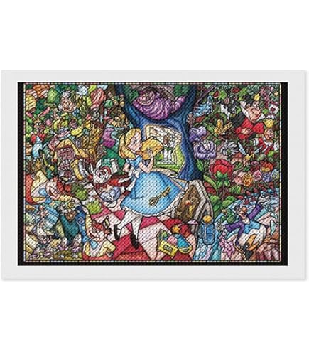 Amazon | ダイヤモンドアート 不思議の国のアリス ダイヤモンド絵画 5D